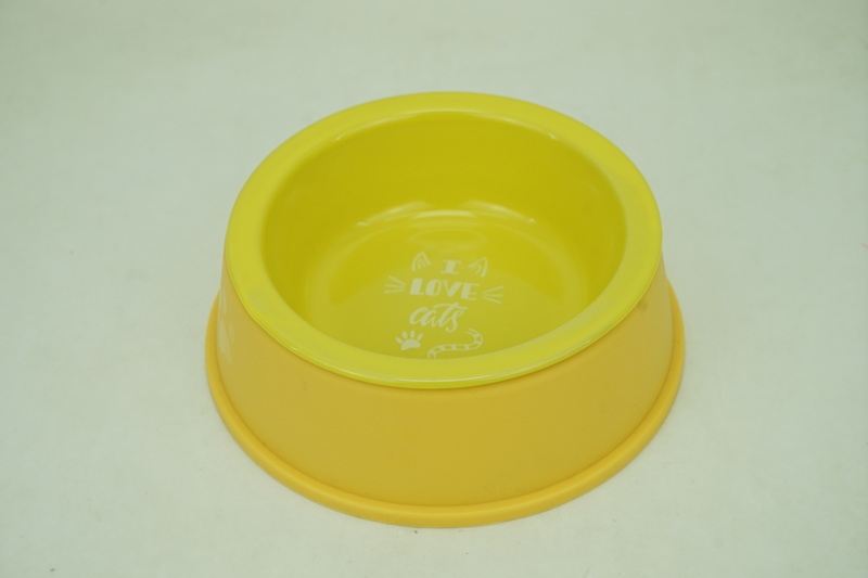 1x Stoneware Pet 350ml Bowl with Plastic Holder PE9095 PE9096