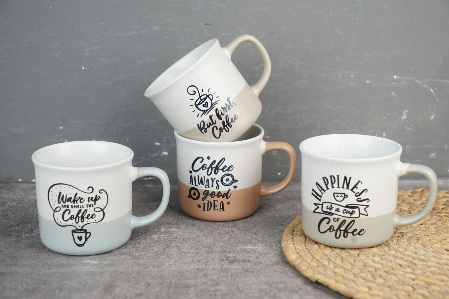 Stoneware Mug with Print BH839