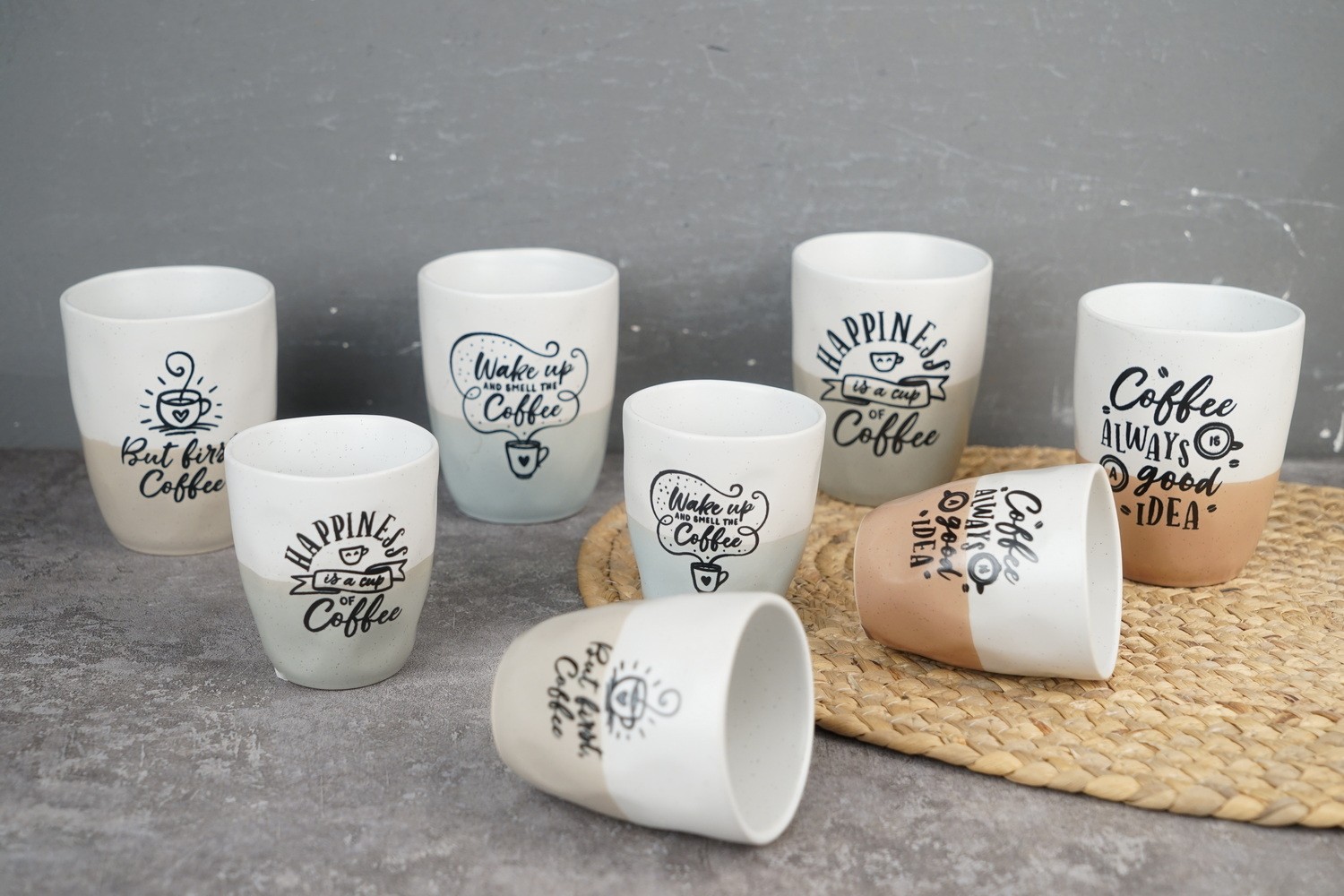 Stoneware Mug with Print BH839