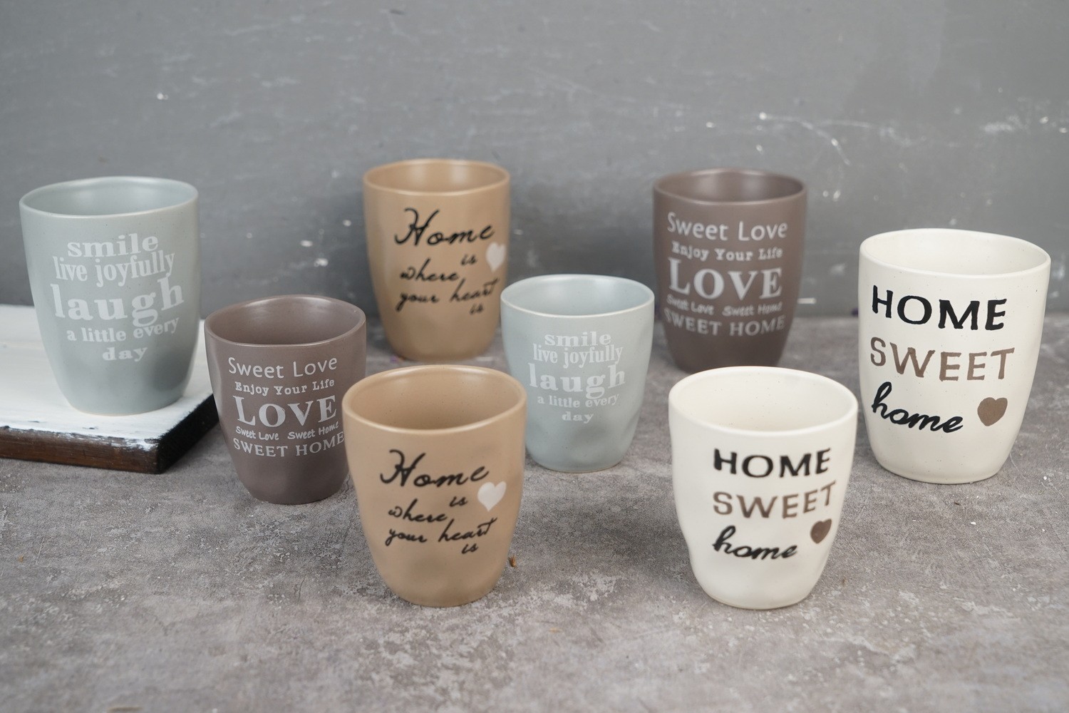 Stoneware Mug with Print BH843