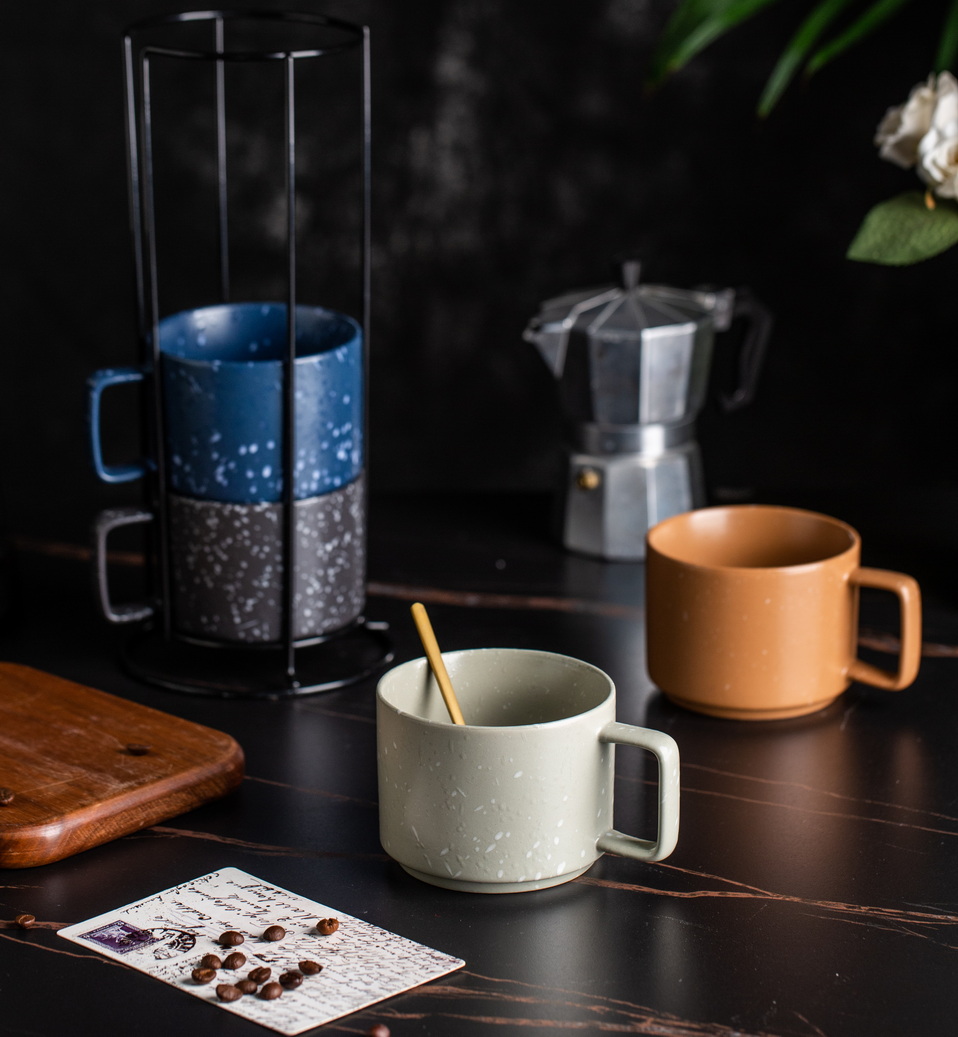 Stoneware Mug Set YX