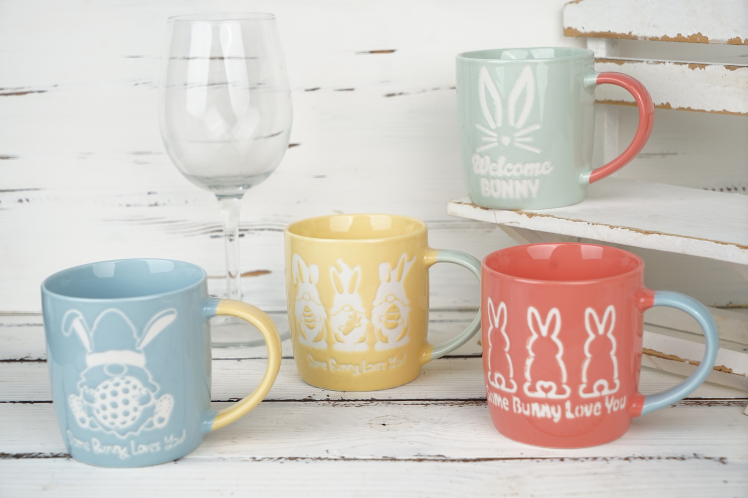 New Bone China Mug with Bunny Rabbit RX0334