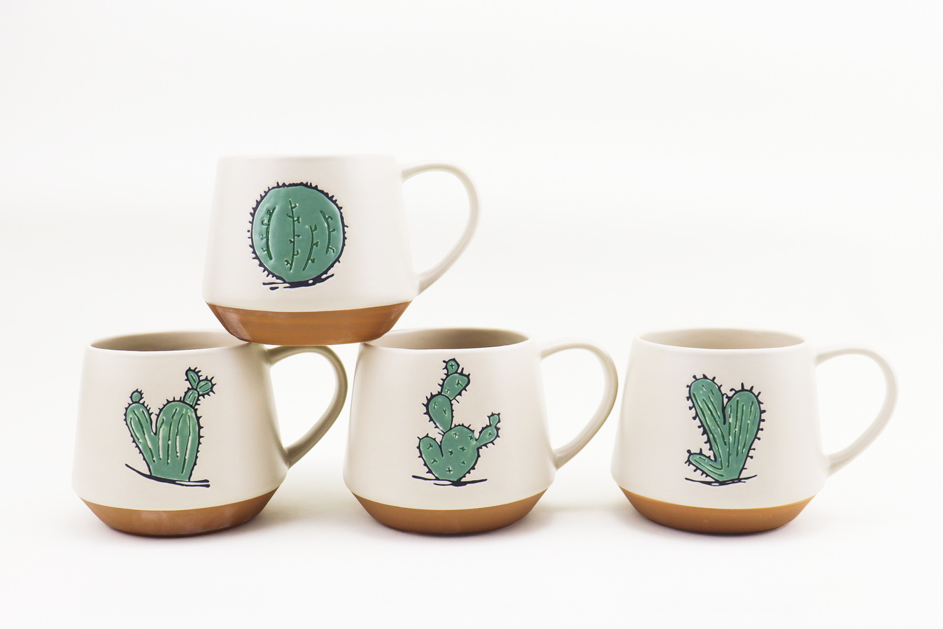 New Bone China Mug with CACTUS Design TX047