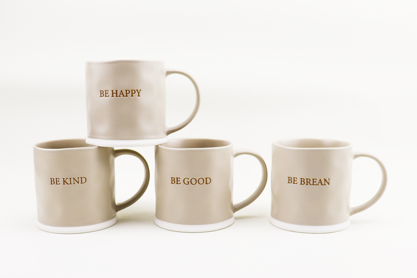 New Bone China Mug with TEXT TX046