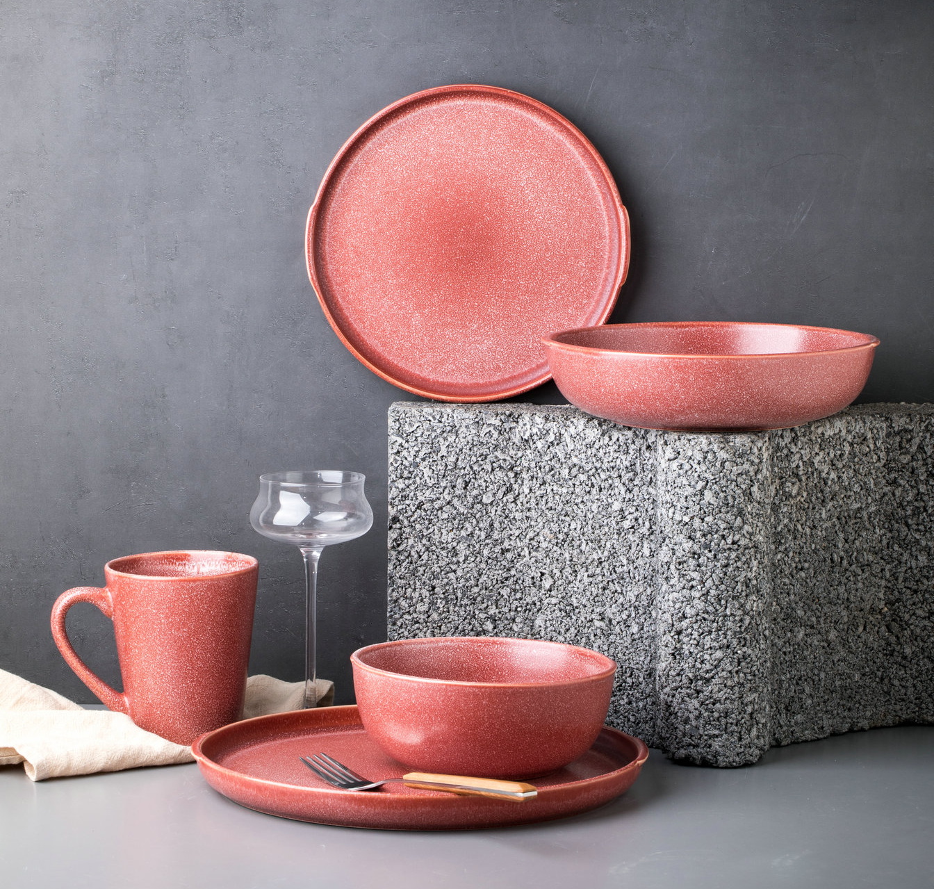 Stoneware Dinnerware Set QX