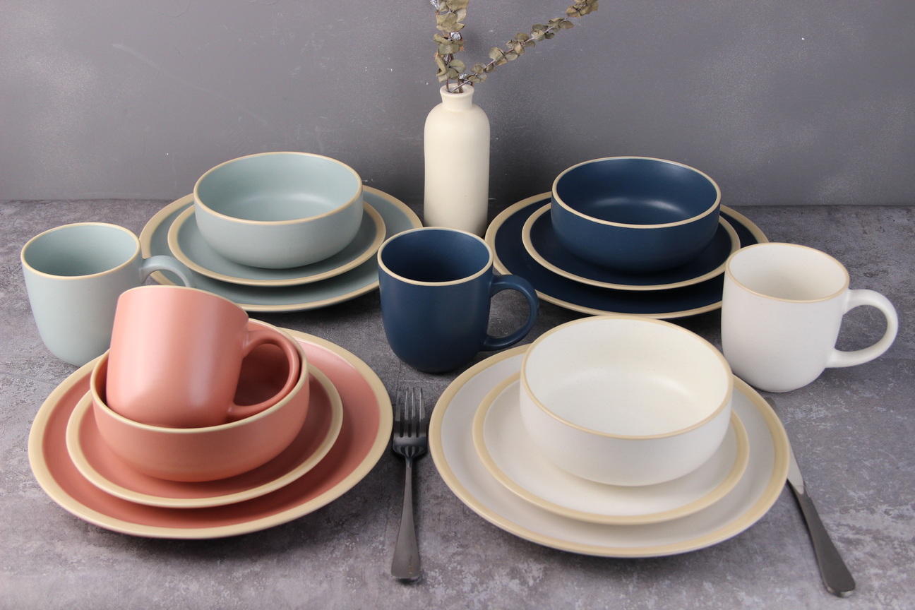 Stoneware Dinnerware Set Spark Series Nordic Style BH733