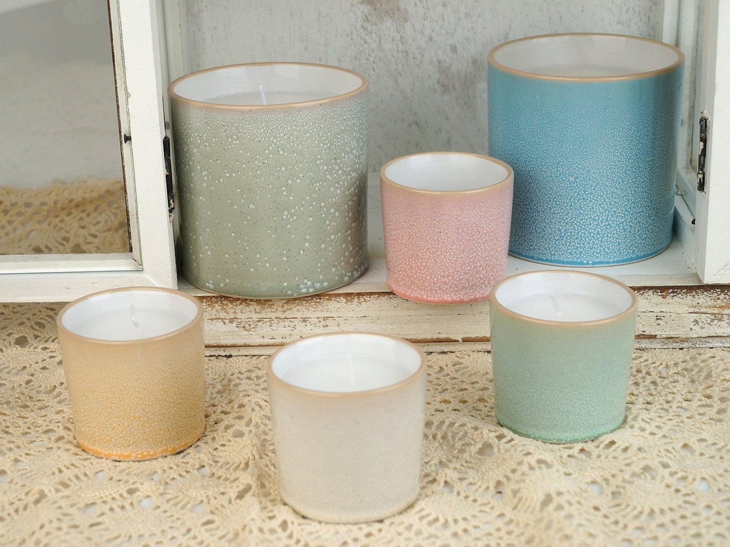 Stoneware Candle Pot