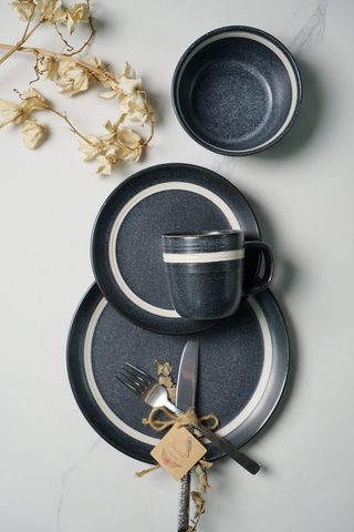 Stoneware Reactive Glaze Dinnerware Set QX685