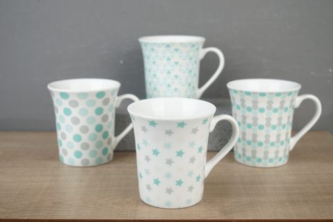 Porcelain Flared Mug with Decal