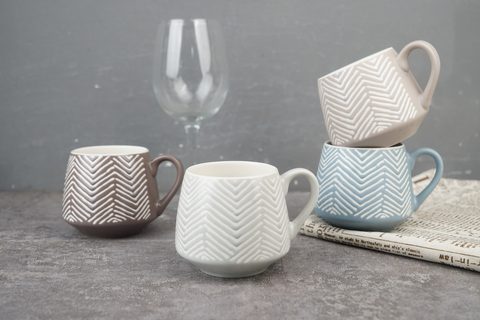 New Bone China Coffee Mug Set HS0037