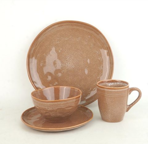 Stoneware Reactive Glaze Dinnerware Set Unique Style HZ0040