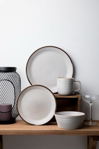Stoneware Reactive Glaze Dinnerware Set QX