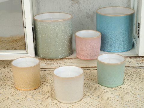 Stoneware Candle Pot