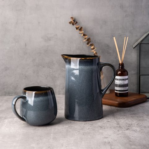 Stoneware Reactive Glaze Water Pot