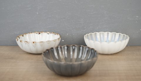 New Bone China Bowl Set Reactive Glaze YH051