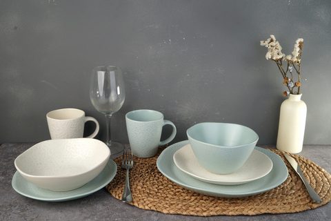 Stoneware Irregular Shape Dinnerware Set