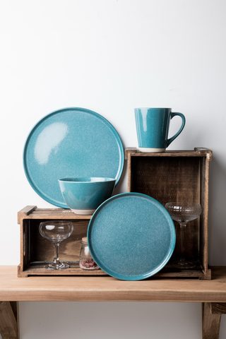Stoneware Reactive Glaze Dinnerware Set QX680
