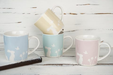 Porcelain Mug and Bowl with Design 7862Y