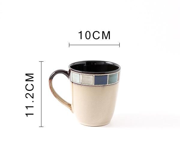 Blue Grid Mug