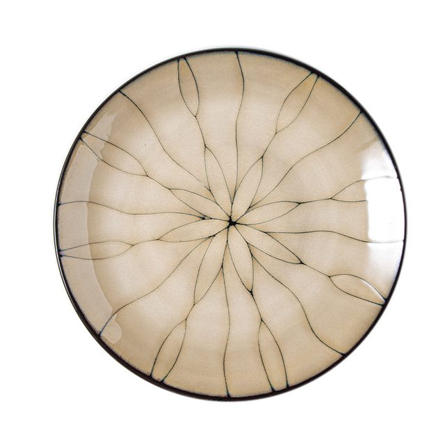 Kiln-changed Reactive Glaze Steak Plate Collection