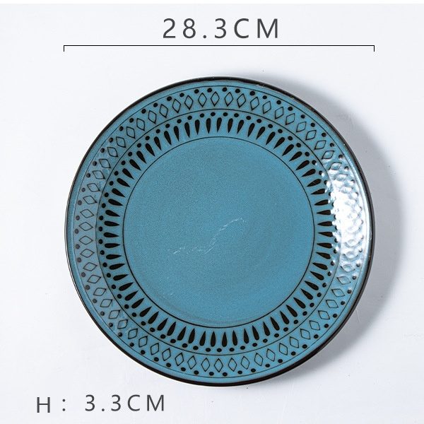 Diamond Grid Steak Plate (11-inch)
