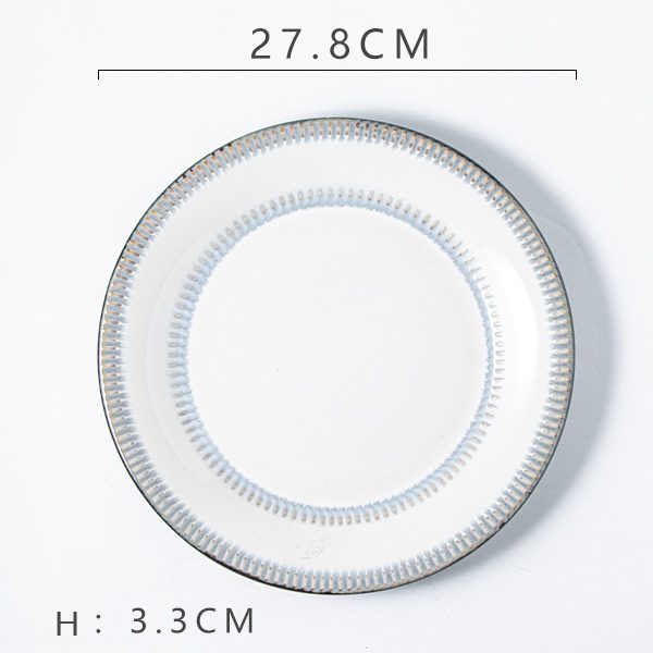 Gray Edge Steak Plate (11-inch)
