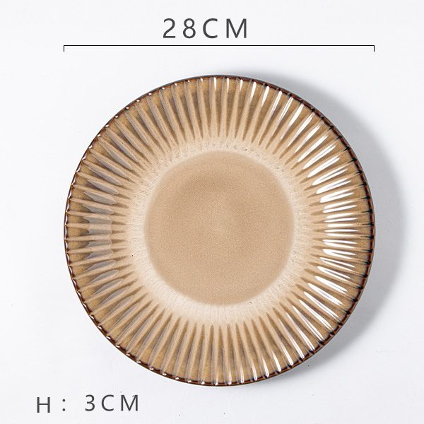 Kiln Brown Steak Plate (11-inch)