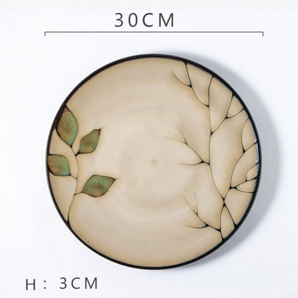 Branch Leaf 12-inch Steak Plate (11-inch)