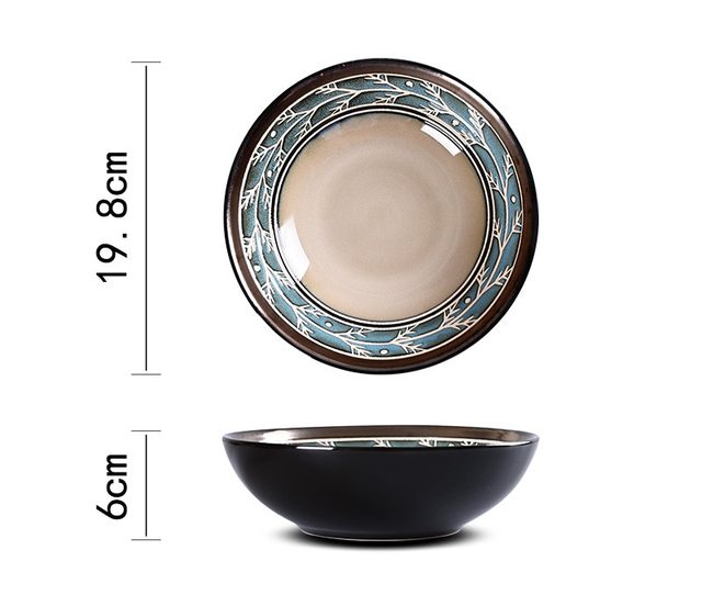 Norwegian Forest Soup Noodle Bowl (7.8-inch)