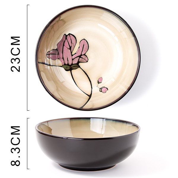 Magnolia Purple Soup Bowl (9-inch)