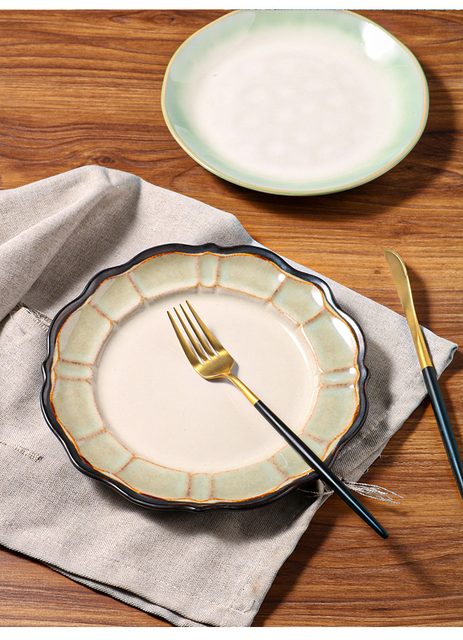 European Underglaze Hand-painted Ceramic Plate Collection