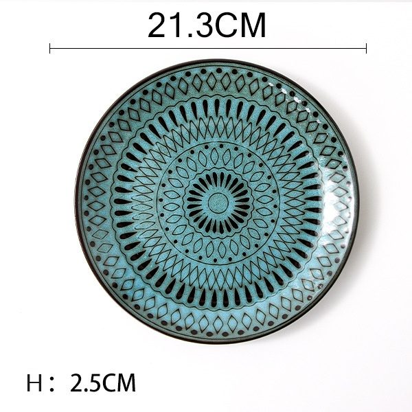 Blue Lotus Flat Plate (8-inch)