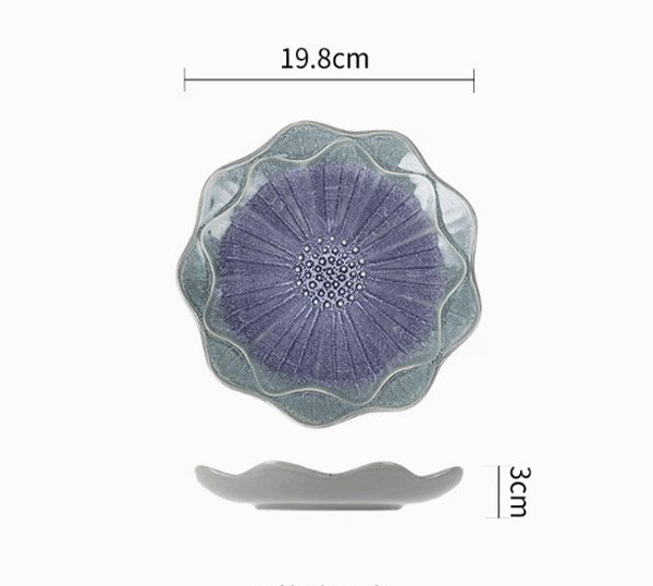 Rose Purple Flat Plate (8-inch)