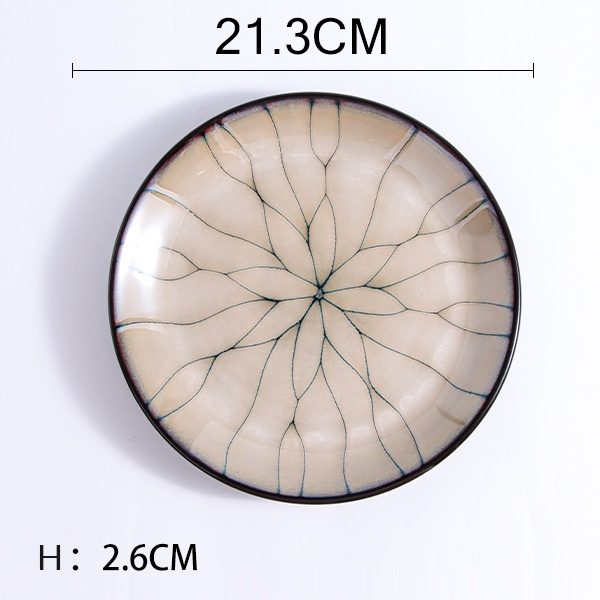 Lines Flat Plate (8-inch)