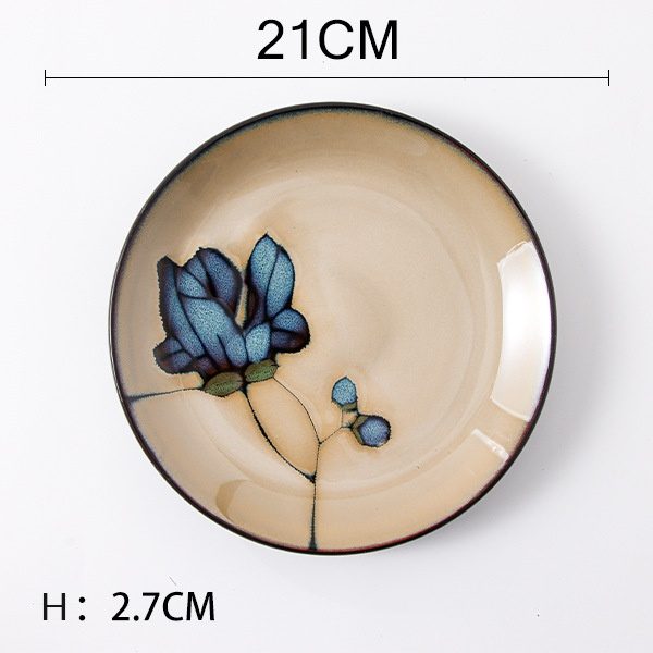 Magnolia Blue Flat Plate (8-inch)