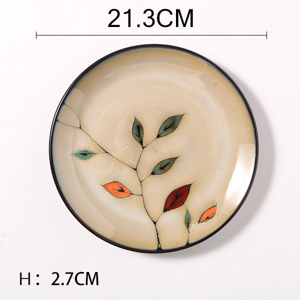 Colorful Phoenix Flat Plate (8-inch)