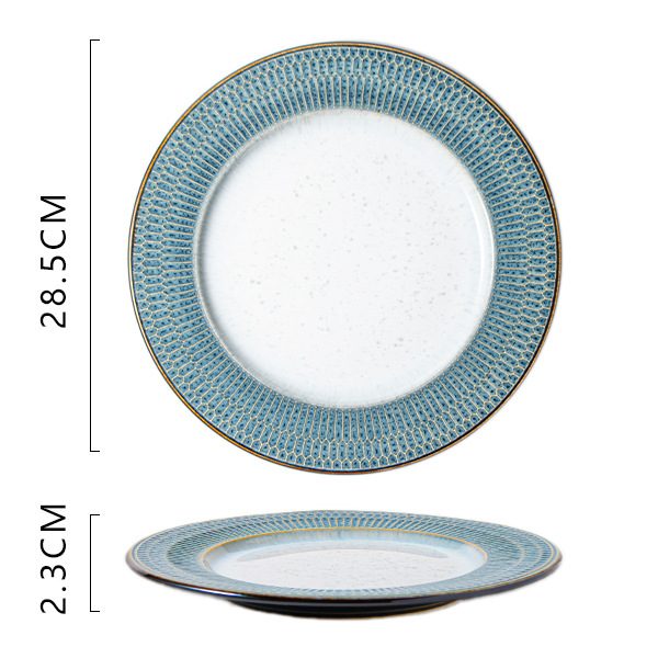 Xinhui Blue Flat Plate (11-inch)