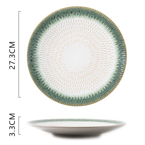 Starry Flat Plate 11-inch (Green)