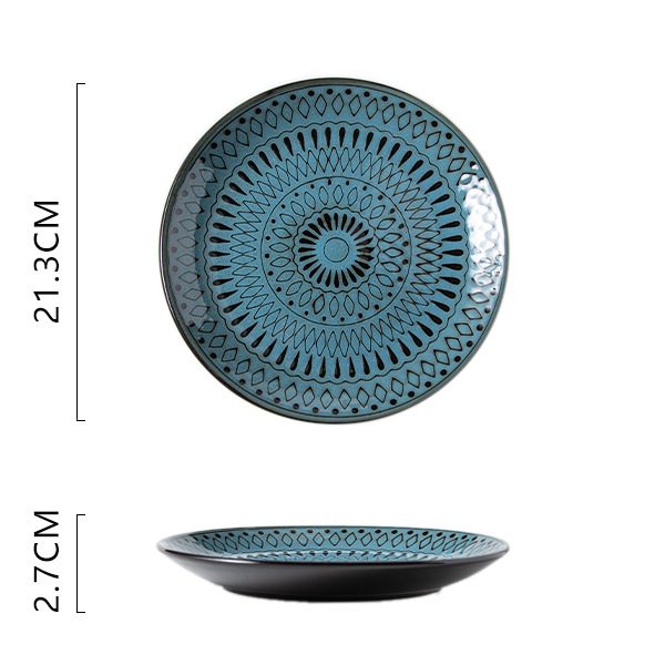 Diamond Grid Flat Plate (8-inch)