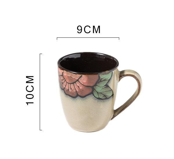 Tri-color Flower Mug