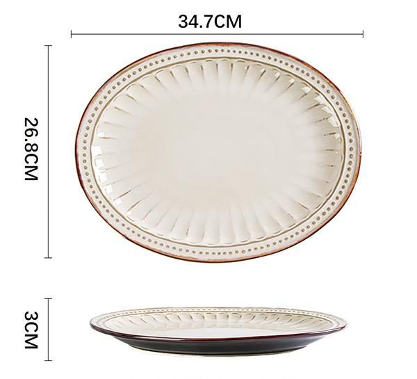 Palace Oval Fish Plate