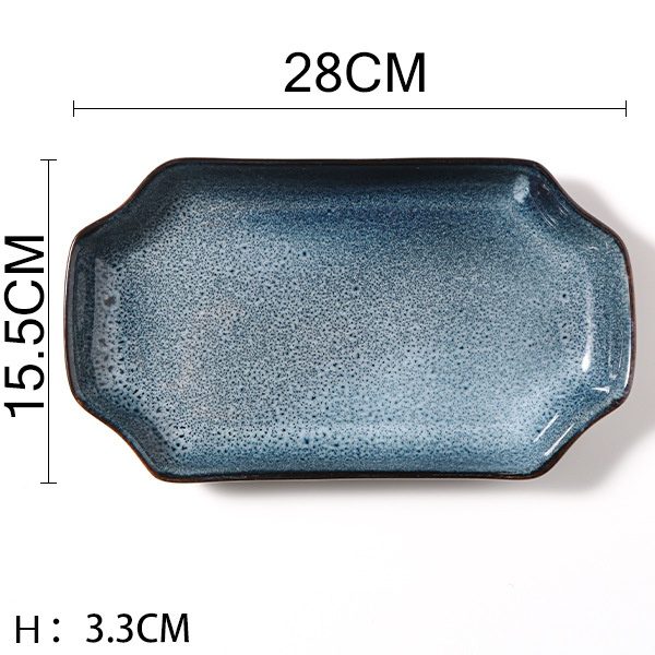 Starry Sky Octagonal Fish Plate